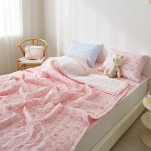 [르헤브] 바니 시원한 시어서커 얇은 차렵이불 베개커버 세트 Q