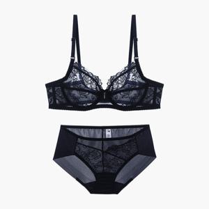 JBRA026S 여자 와이어 홑겹 노패드 E~E컵 브라 팬티