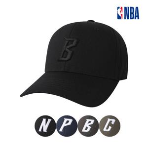 [엔비에이]남녀공용 이니셜 자수 빅사이즈 롱챙 하드볼캡 사계절모자 N255AP434P