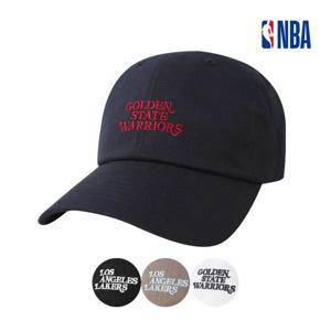 [엔비에이]남녀공용 농구팀 심플 레터링 소프트볼캡 사계절모자 N255AP281P