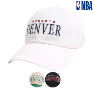 [엔비에이]남여공용 덴버너게츠 워딩 자수 투톤 볼캡 모자 (N255AP272P)