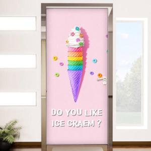 아트박스/꾸밈 cl500-아이스크림좋아해_현관문시트지