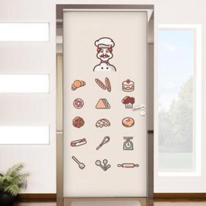 아트박스/꾸밈 ir782-베이커리아이콘_현관문시트지