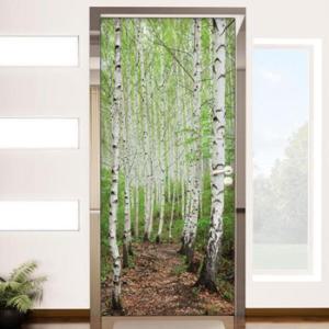 아트박스/꾸밈 bh610-자작나무숲길_현관문시트지