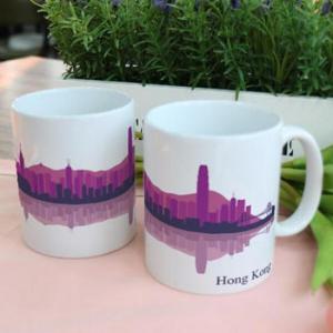 아트박스/꾸밈 pj634-디자인머그컵2p-홍콩여행