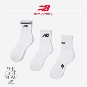뉴발란스 양말 올파일 자수 중목 3Pack NBGEEAP110