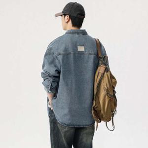 MFNC040139 - 남성 루즈핏 캐주얼 심플 데님