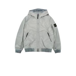 스톤아일랜드 키즈 키즈 화이트 Kway 자켓 410000723 V0064