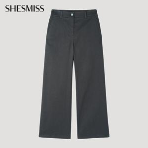 [쉬즈미스] 베이직 와이드 팬츠_SWWSLP32090_DG