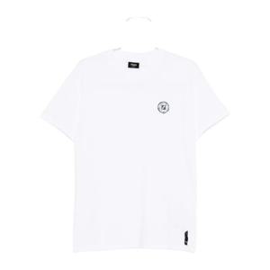 펜디 스탬프 코튼 크루넥 티셔츠 FY1319 AV0H F0QA0