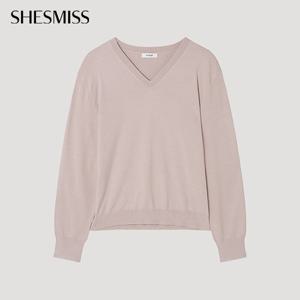[쉬즈미스] 루즈핏 브이넥 니트_SSKPOP32070_LP