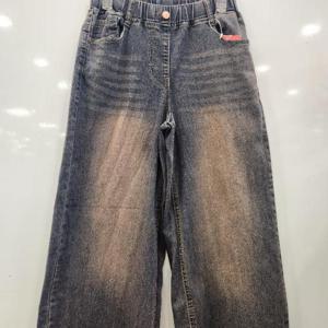 애플핑크 HC07 핑크틴 워싱 와이드 데님팬츠 APP9U505GSL