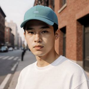 내셔널지오그래픽 N253AHA510 코듀로이 볼캡 TEAL GREEN