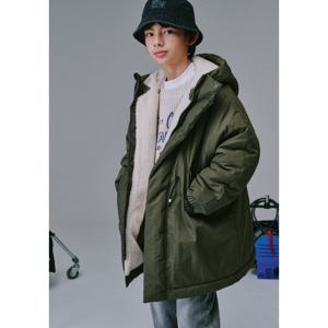 [블루테일]카키 양털 리버시블 야상 점퍼AYH1JP01KK