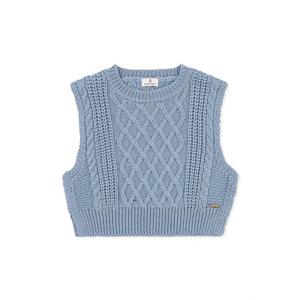 [오가닉맘] 유아 디센트블루니트조끼 (MKFTVE02)