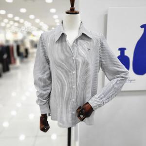 [비지트인뉴욕]스트라이프 카라셔츠블라우스 VB2LS90_US