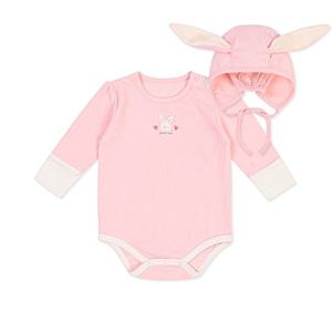 [오가닉맘] 유아 러브블럭면모달긴소바디수트 (MKFPQS02)