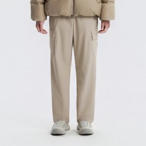 N253UPT030 아르켈론 우븐 스트레치 스트레이트 팬츠 MOURNING BEIGE