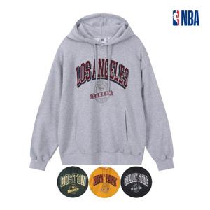 [엔비에이]남여공용 팀별 아플리케 오버핏 후드티셔츠 (N253TH020P)