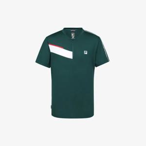 휠라반팔티 TQJ FS2RSG3301M-DGR 테니스  헨리넥 반팔티