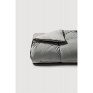 [JAJU/자주] (G)25F밍크 플리스 배색 차렵이불 SS 그레이