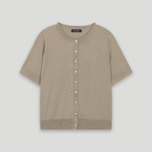 [코데즈컴바인]라운드넥 반팔 가디건  CKC-CD002W8