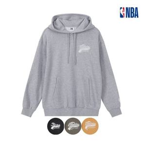 [엔비에이]남여공용 팀별 원 포인트 레터링 오버핏 후드티셔츠 (N254TH031P)