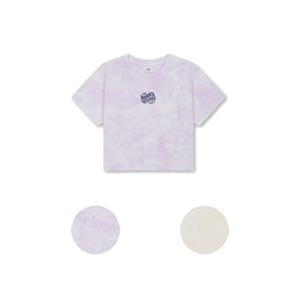 [탑텐키즈]MKF3TS2203 여아) 쿨에어 코튼 크롭 다잉 반팔티