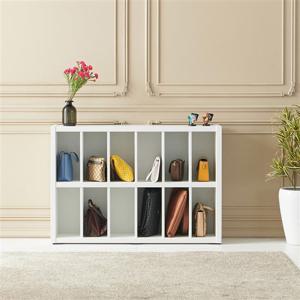 우아미가구 에빈 2단 정리 책꽂이 책장 1200