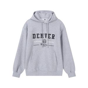 남녀공용 엔비에이 DEN,LAL 스티치 오버핏 후드 티셔츠 N253TH041P