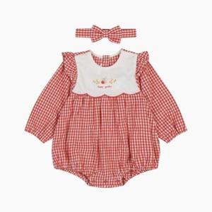 해피랜드 HC09 여아 체크 바디 슈트 HZ522302