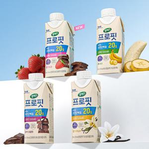 [셀렉스]셀렉스 프로핏 드링크 4종(밀크바닐라/모카초콜릿/바나나/딸기초코) 250ml 36팩