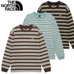 노스페이스 NT7TR56 남여공용 세미루즈핏 이지온 스트라이프 긴팔 티셔츠