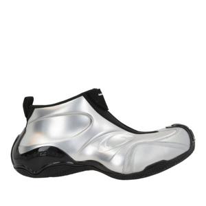 발렌시아가 실버 인조가죽 미드탑 스니커즈 824909 WBKBM8010