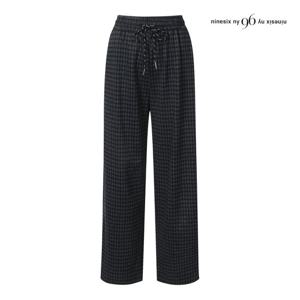 나인식스뉴욕  피치기모 체크 밴딩 팬츠 (NP9PT001M0)