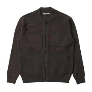 [빠니깔레]MARIO집업가디건스타일 4COLOR 숏밴딩슬림핏 비스코스니트블루종 m-hnit54