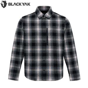 블랙야크 남성 가을 등산 아웃도어 약기모 긴팔셔츠 플란넬 체크 셔츠1 1BYYSFU002BK
