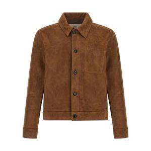 아미 가죽 자켓 HJK243LH0059216 Multicolor