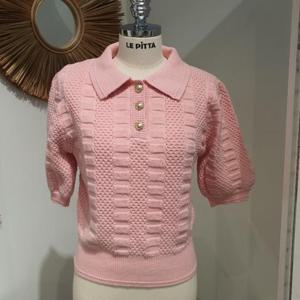 르피타 HC06 허니 볼륨 스웨터(핑크) L253USW901