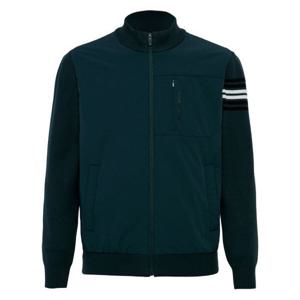 [와이드앵글]남성 TO 우븐 하이브리드 풀집업 스웨터 M(WMU25K32G9)