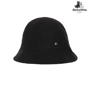 [블랙앤화이트] 여성 테리어 금속장식 햇 8625LBAH_BLACK
