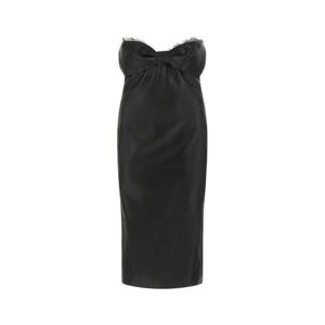 생로랑 원피스 680636Y6A41 1000 Black