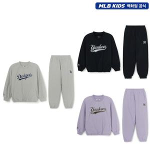 MLB키즈 스트릿 베이직 우븐 맨투맨세트 7AS2B0556