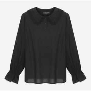 [써스데이아일랜드][여성]레이스 믹스 블라우스(T256MBL160W)