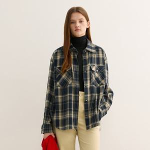 [시스티나][25 F/W] 캐주얼 체크 셔츠