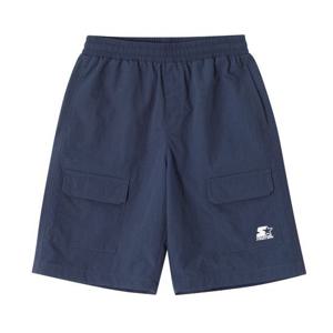 [스타터]5부 우븐 와이드 카고 반바지 (네이비) ST252BHP02_NVY
