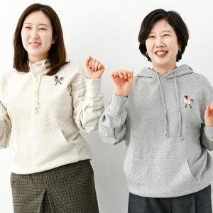 [비꼴리끄(여성)]쭈리 후디 맨투맨 B244WT7020