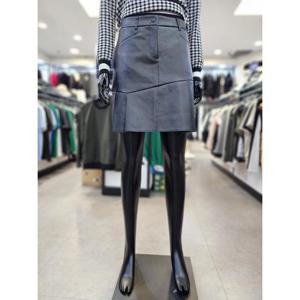 엘르골프 세이브존07 여성 플리츠 레더스커트 66J1802