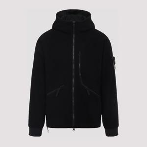 스톤아일랜드 후드 프론트 지퍼 플리스 재킷 K2S154100060 S021