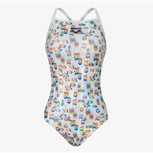 [아레나] 여성 A5FL1LO07WHT 홀리플라이 원피스 싱글 스트랩백 실내 비치 수영복